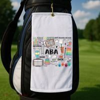 ABA Inclusion Neurodiversity Special Education SPED Golf Towel thumb 2
