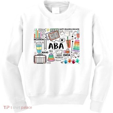 ABA Inclusion Neurodiversity Special Education SPED Kids Sweatshirt