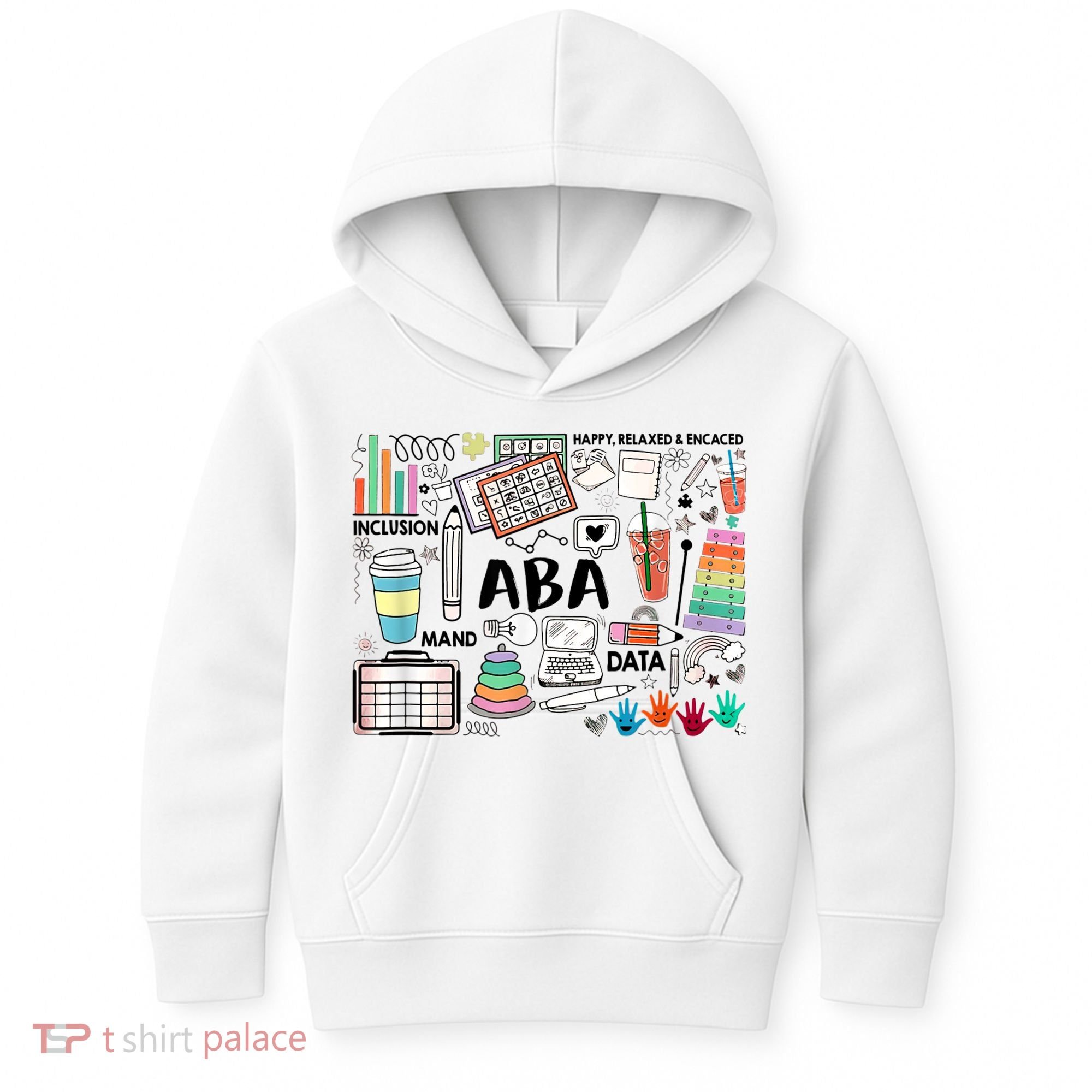 ABA Inclusion Neurodiversity Special Education SPED Kids Hoodie