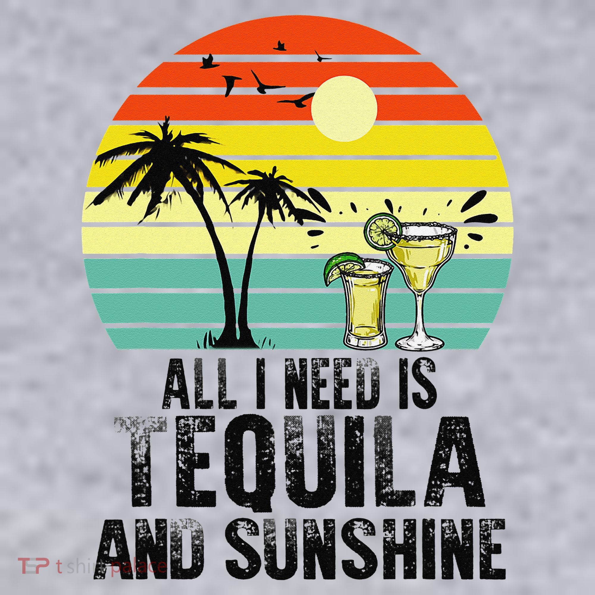 All I Need Is Tequila And Sunshine Beach Vacation Summer Women's Sweatshirt