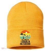 All I Need Is Tequila And Sunshine Beach Vacation Summer Sustainable Knit Beanie thumb 0