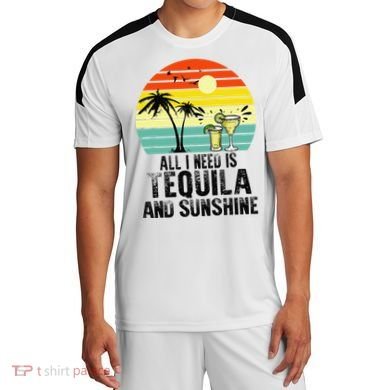 All I Need Is Tequila And Sunshine Beach Vacation Summer Soccer Jersey