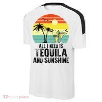 All I Need Is Tequila And Sunshine Beach Vacation Summer Sport-Tek Competitor United Soccer Jersey thumb 2