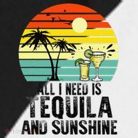 All I Need Is Tequila And Sunshine Beach Vacation Summer Sport-Tek Competitor United Soccer Jersey thumb 4