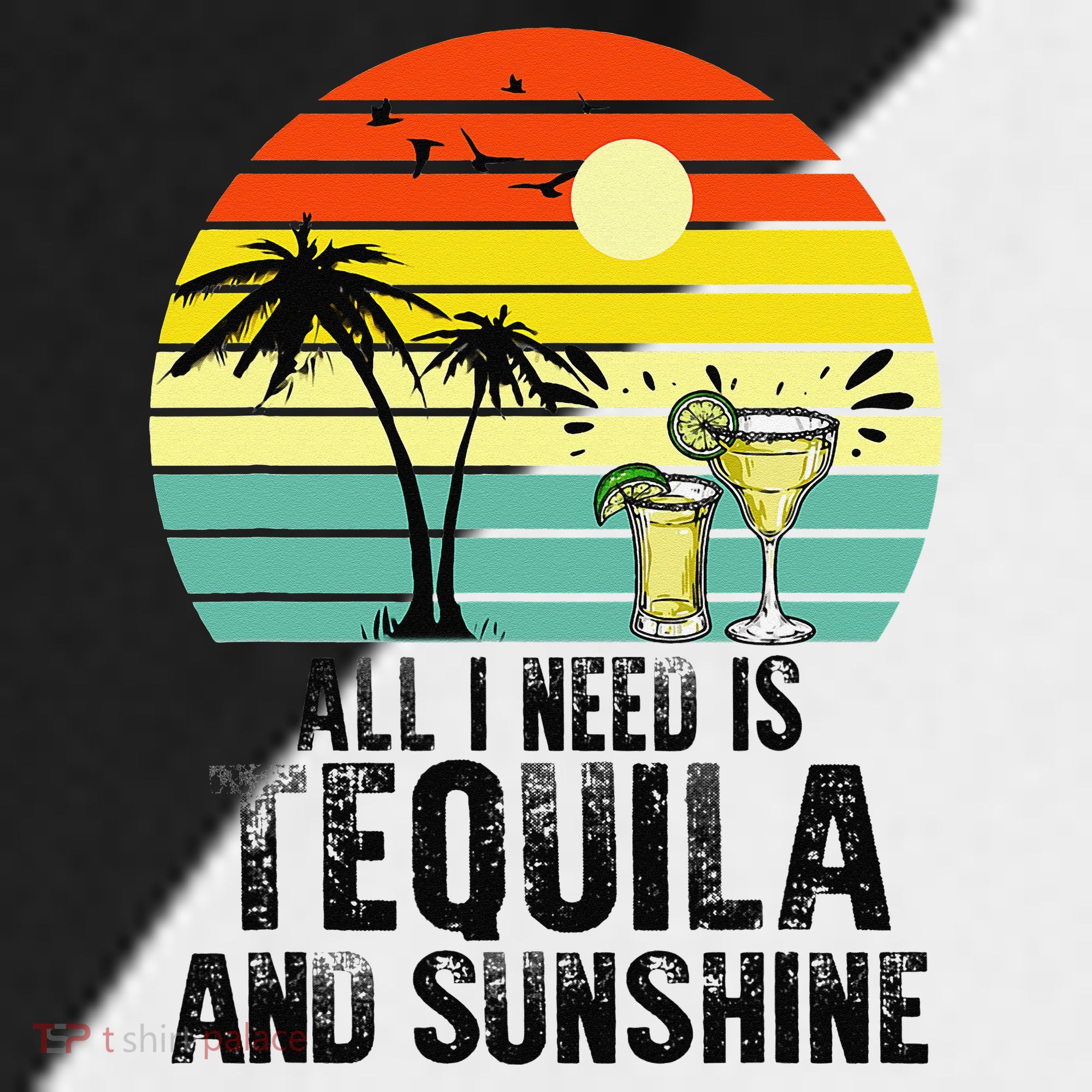All I Need Is Tequila And Sunshine Beach Vacation Summer Sport-Tek Competitor United Soccer Jersey