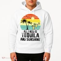 All I Need Is Tequila And Sunshine Beach Vacation Summer Hoodie thumb 2