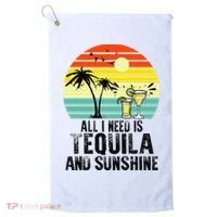 All I Need Is Tequila And Sunshine Beach Vacation Summer Golf Towel thumb 0