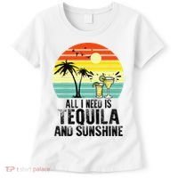 All I Need Is Tequila And Sunshine Beach Vacation Summer Women's T-Shirt thumb 0