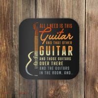 All I Need Is This Guitar Player Gifts Guitarist Music Band Coaster thumb 0