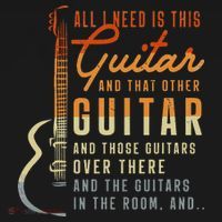 All I Need Is This Guitar Player Gifts Guitarist Music Band Baby Bodysuit thumb 2