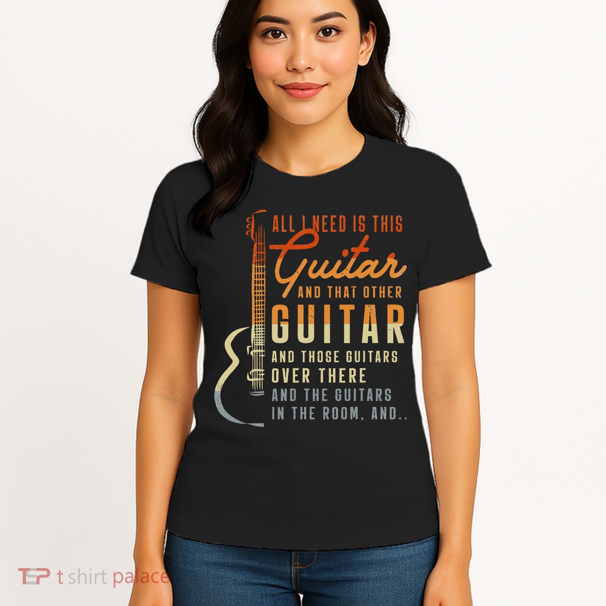 All I Need Is This Guitar Player Gifts Guitarist Music Band Women's T-Shirt