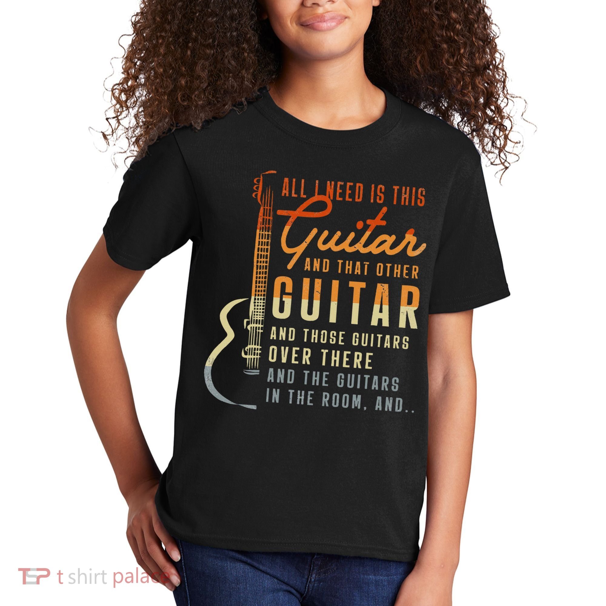 All I Need Is This Guitar Player Gifts Guitarist Music Band Kids T-Shirt