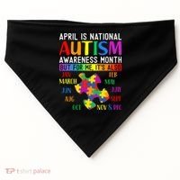 April Is National Autism Awareness Month USA-Made Doggie Bandana thumb 0
