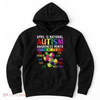 April Is National Autism Awareness Month Hoodie thumb 0