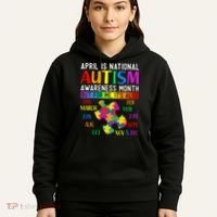 April Is National Autism Awareness Month Hoodie thumb 5
