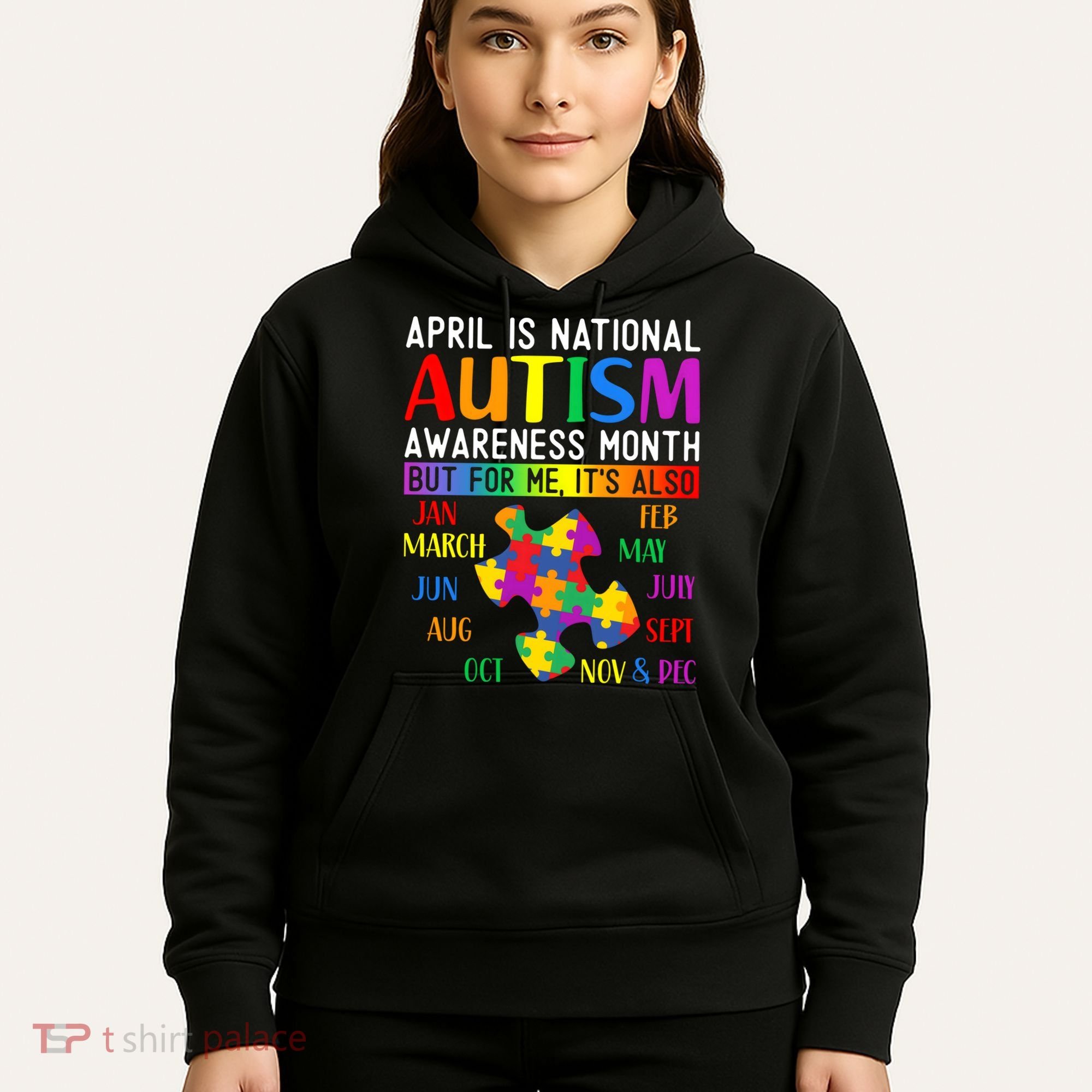 April Is National Autism Awareness Month Hoodie