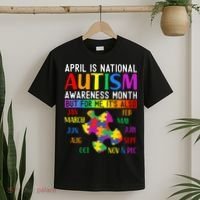 April Is National Autism Awareness Month T-Shirt thumb 2