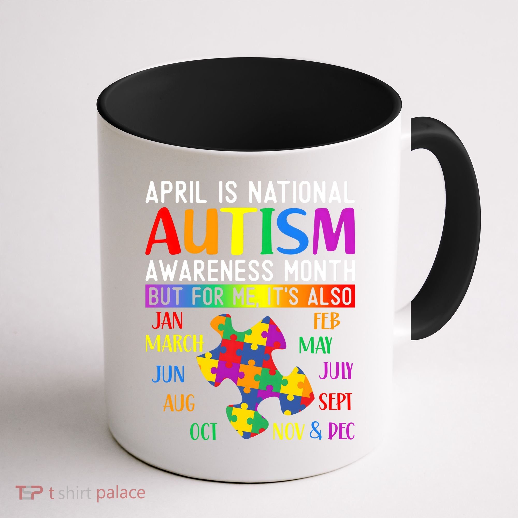 April Is National Autism Awareness Month Coffee Mug