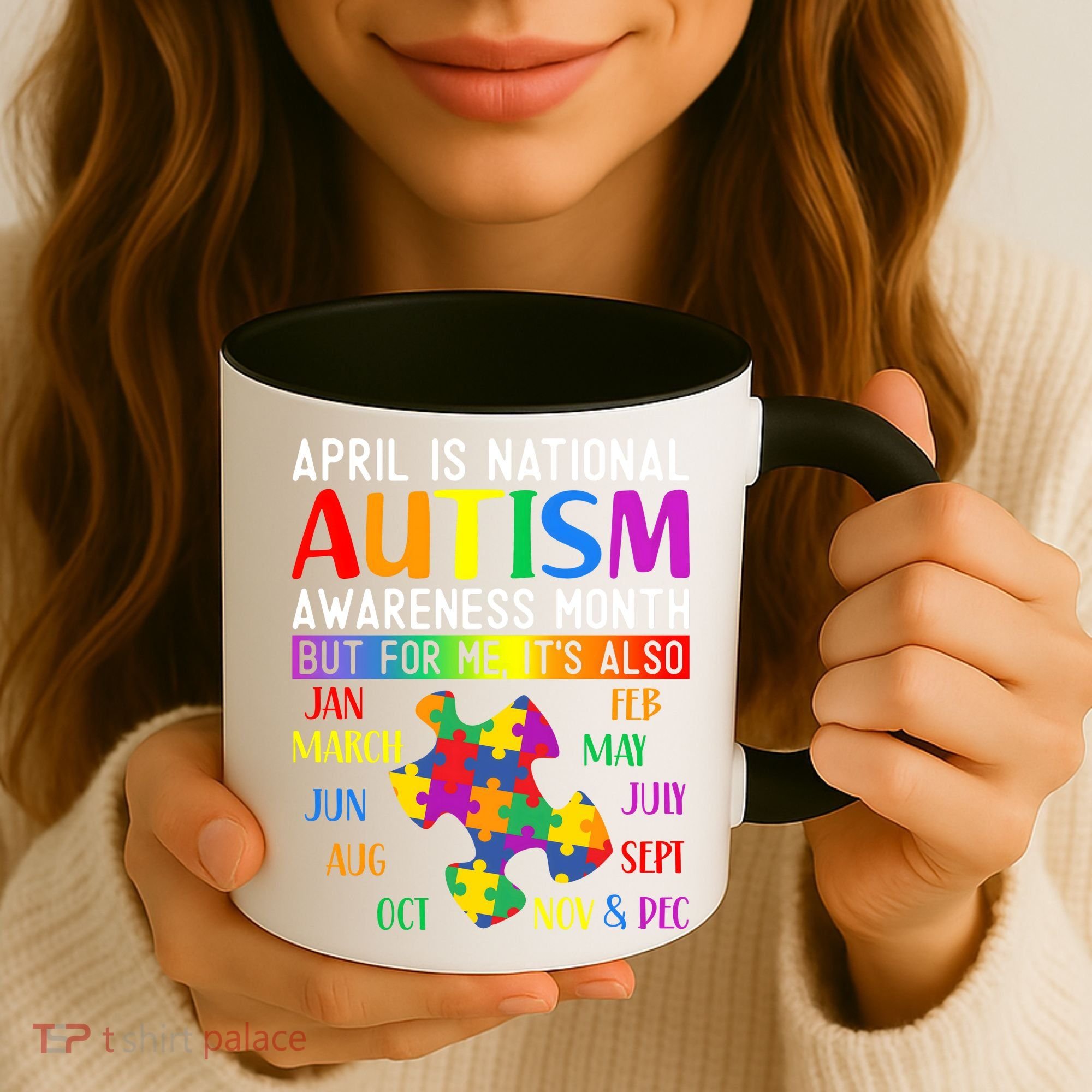 April Is National Autism Awareness Month Coffee Mug