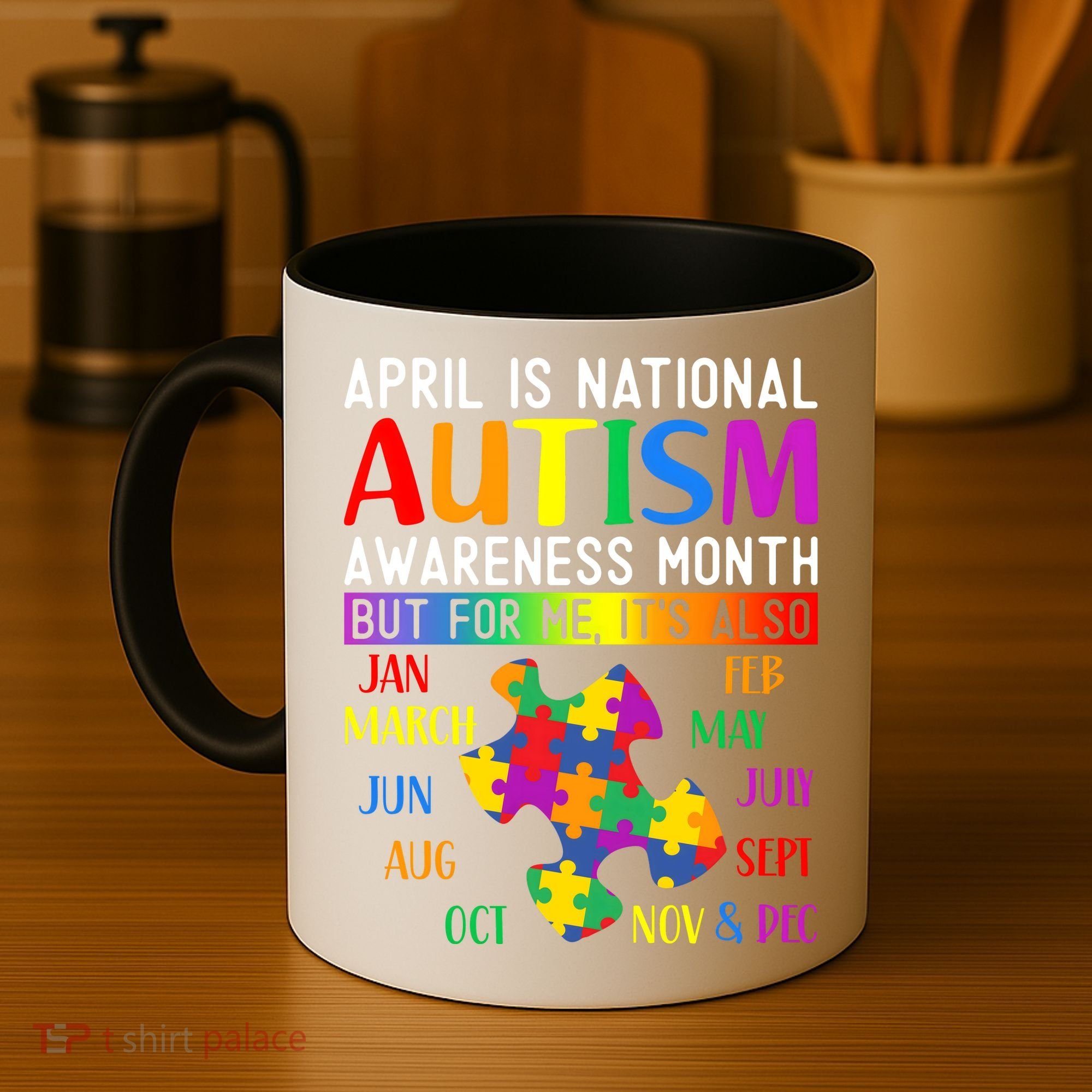 April Is National Autism Awareness Month Coffee Mug
