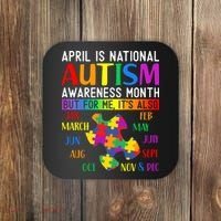 April Is National Autism Awareness Month Coaster thumb 0