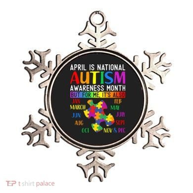 April Is National Autism Awareness Month Ornament