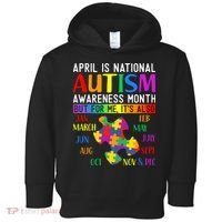 April Is National Autism Awareness Month Toddler Hoodie thumb 0