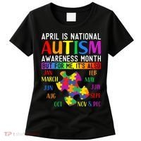 April Is National Autism Awareness Month Women's T-Shirt thumb 0