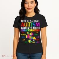April Is National Autism Awareness Month Women's T-Shirt thumb 4