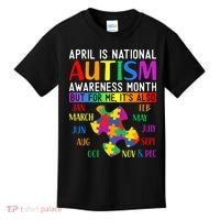 April Is National Autism Awareness Month Kids T-Shirt thumb 0