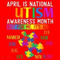 April Is National Autism Awareness Month Santa Hat thumb 1
