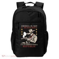 America Is Not A Democracy ItS A Constitutional Republic Backpack thumb 0