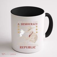 America Is Not A Democracy ItS A Constitutional Republic Coffee Mug thumb 1