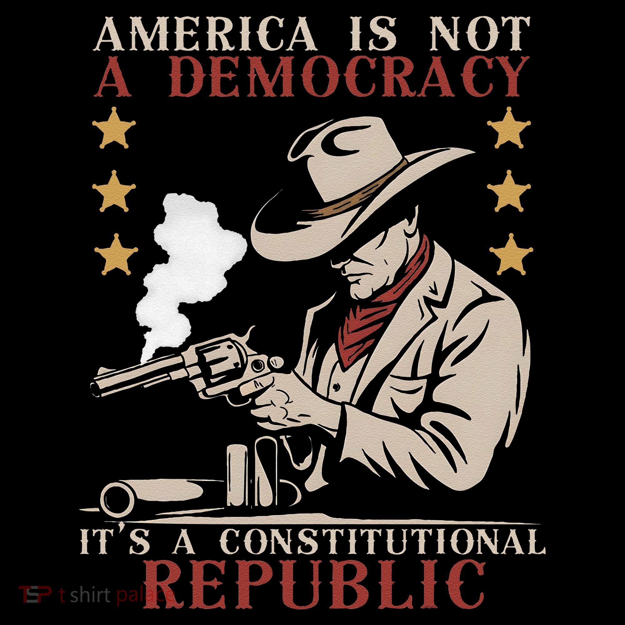 America Is Not A Democracy ItS A Constitutional Republic Women's Hoodie