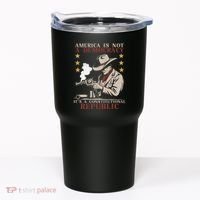 America Is Not A Democracy ItS A Constitutional Republic Tumbler thumb 0