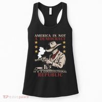 America Is Not A Democracy ItS A Constitutional Republic Women's Tank Top thumb 0