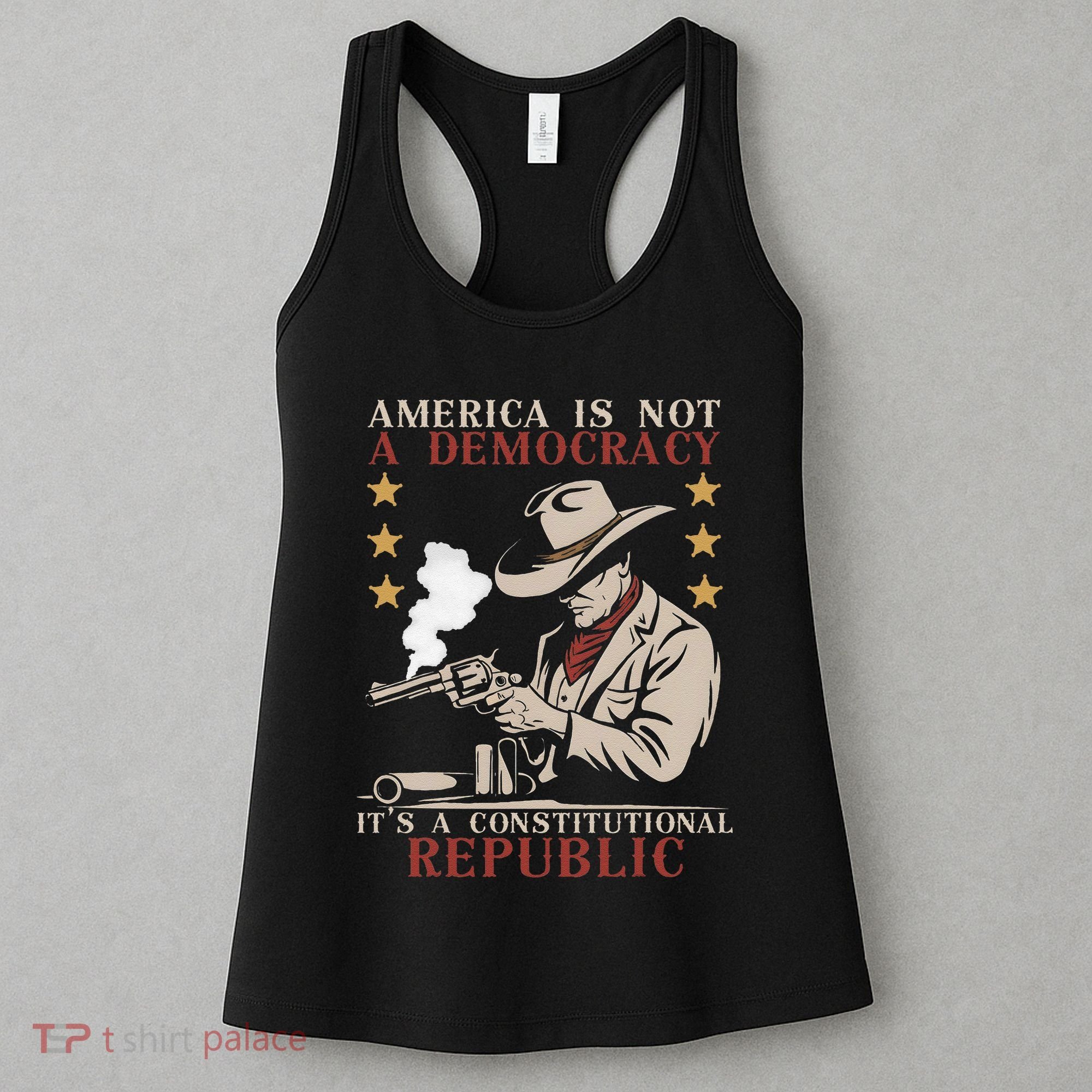 America Is Not A Democracy ItS A Constitutional Republic Women's Tank Top