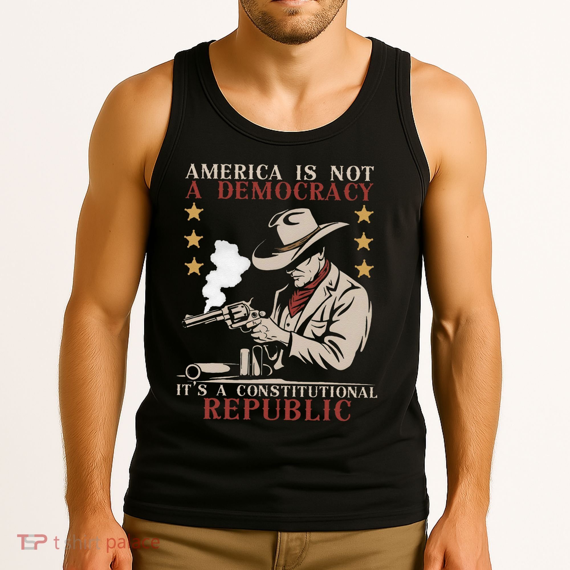 America Is Not A Democracy ItS A Constitutional Republic Tank Top