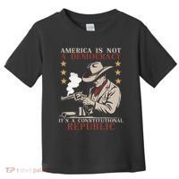 America Is Not A Democracy ItS A Constitutional Republic Toddler T-Shirt thumb 0