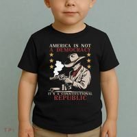 America Is Not A Democracy ItS A Constitutional Republic Toddler T-Shirt thumb 2