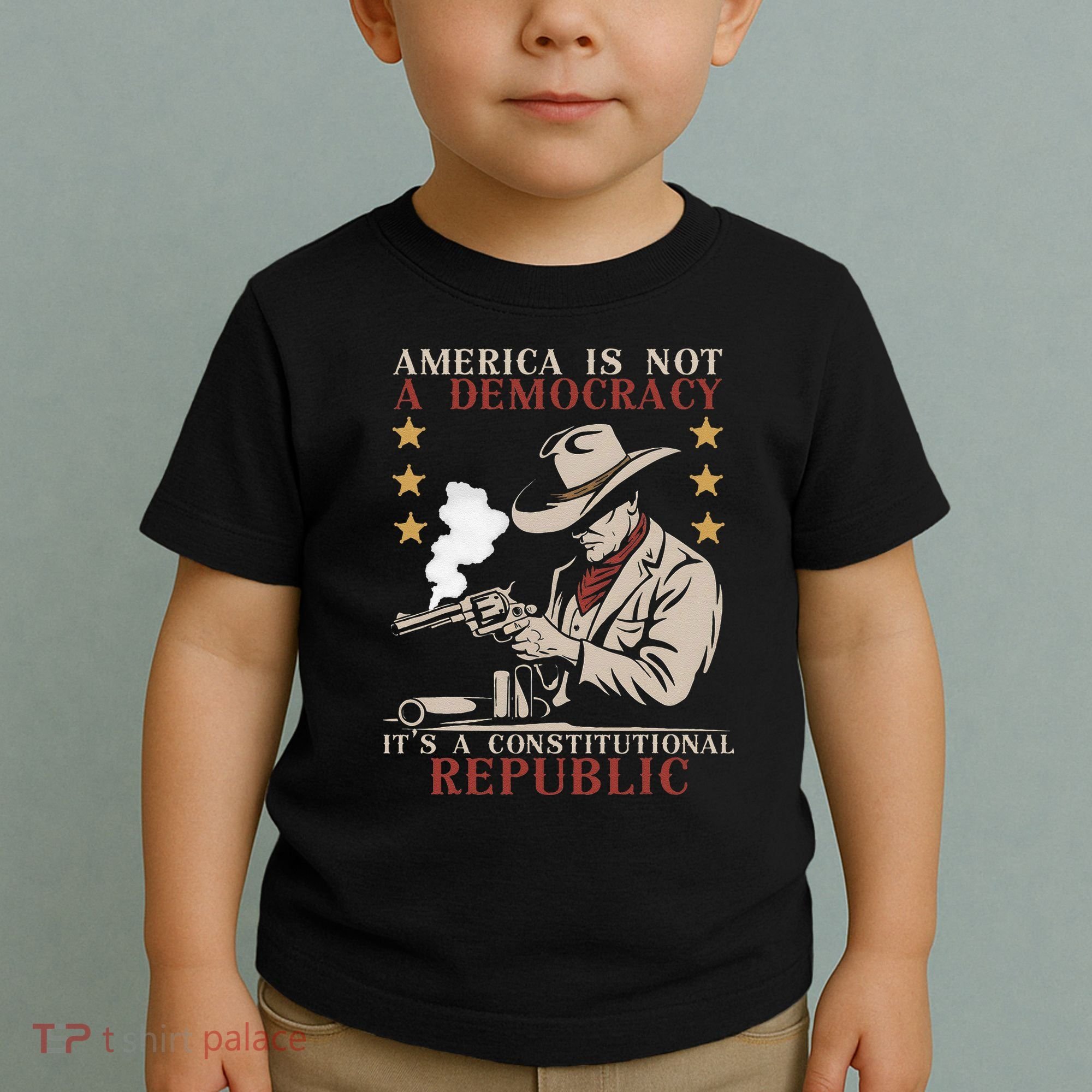 America Is Not A Democracy ItS A Constitutional Republic Toddler T-Shirt