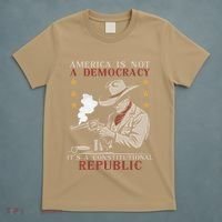 America Is Not A Democracy ItS A Constitutional Republic T-Shirt thumb 5