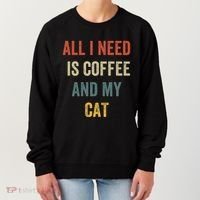 All I Need Is Coffee And My Cat Women's Sweatshirt thumb 0
