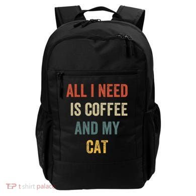 All I Need Is Coffee And My Cat Backpack