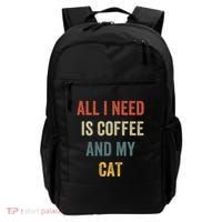 All I Need Is Coffee And My Cat Backpack thumb 0