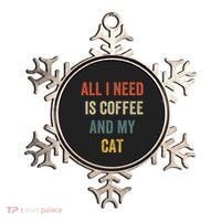All I Need Is Coffee And My Cat Ornament thumb 0