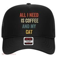 All I Need Is Coffee And My Cat Hat thumb 0