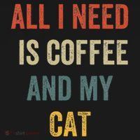 All I Need Is Coffee And My Cat Toddler T-Shirt thumb 4