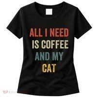 All I Need Is Coffee And My Cat Women's T-Shirt thumb 0