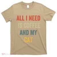 All I Need Is Coffee And My Cat T-Shirt thumb 0